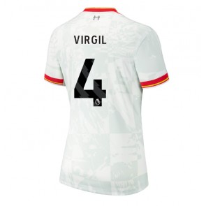 Liverpool Virgil van Dijk #4 Tredje Tröja Dam 2024-25 Kortärmad